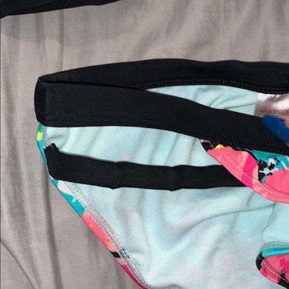 Neon floral print bikini - Picture 5 of 6